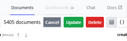 update delete or cancel